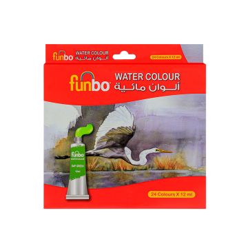 Water Colour Set of 24x12ml - Funbo