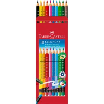 Faber Castell - Junior Grip Colour Pencil 10pcs