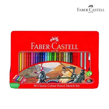 Faber Castell 48 Classic Colour Pencils Sketch Set