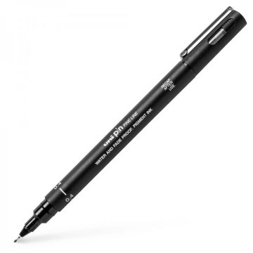 Uni Pin  0.4mm Fineliner Pen Black - UniBall