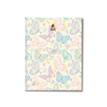 Single Line Notebook 9 x 7 Hard Cover  80L Falcon 24/3
