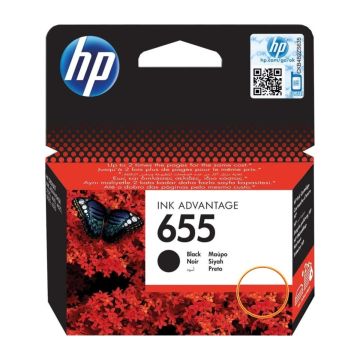 HP 655 Black Original Ink Advantage Cartridge 
