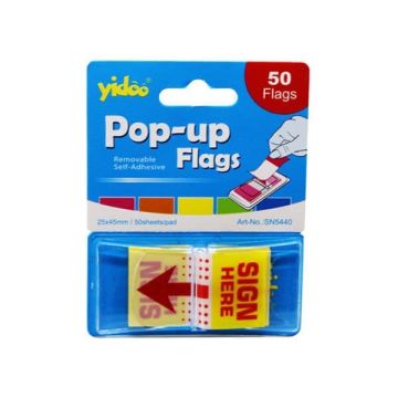 Sticky Notes flage Sign Here 50 Labels SN5460