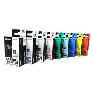 Casio Label Printer Tape 18MM -  XR-18HSWE 