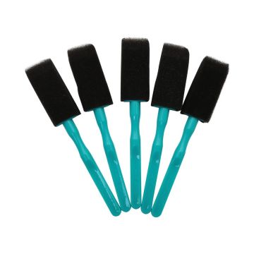 Mont Marte Foam Hobby Brush 25mm 5pc Poly Bag