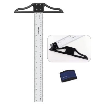 42" Detachable Molded Plastic T-Square DTM42 Isomars