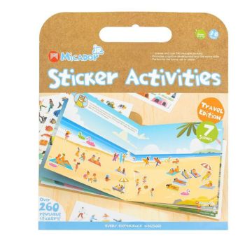 Travel Reusable Sticker Activities - Micador Jr