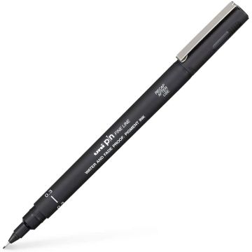 Uni-Ball Uni Pin Fineliner Pen 0.3mm Black