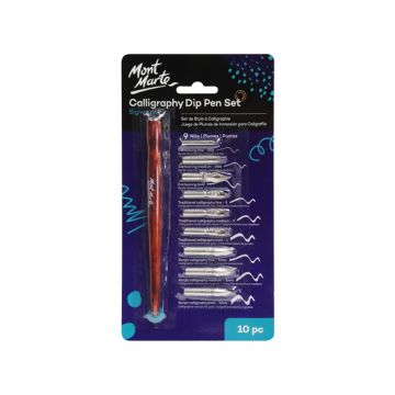 Mont Marte Calligraphy Dip Pen Set - 9 Nib