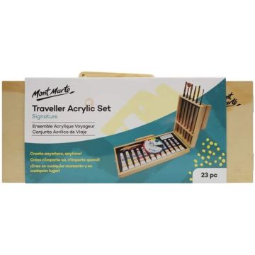 Mont Marte Traveller Acrylic Set 23pc