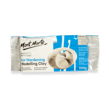 Mont Marte Air Hardening Modelling Clay Premium 500g - Grey