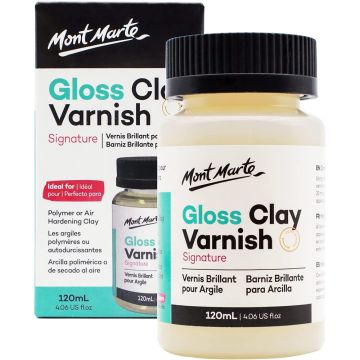 Mont Marte Gloss Clay Varnish Signature 120ml