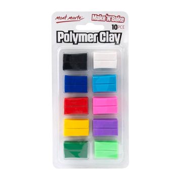 Mont Marte Make n Bake Polymer Clay 10pc