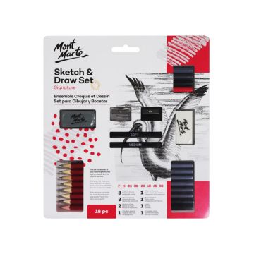 Mont Marte Sketch & Draw Set 18pc