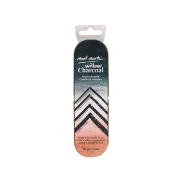 Mont Marte Signature Willow Charcoal in Tin 10pc