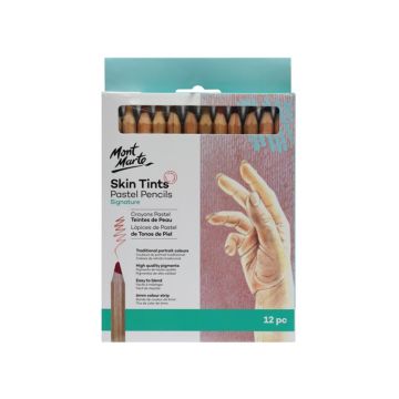 Mont Marte Skin Tints Pastel Pencils 12pc