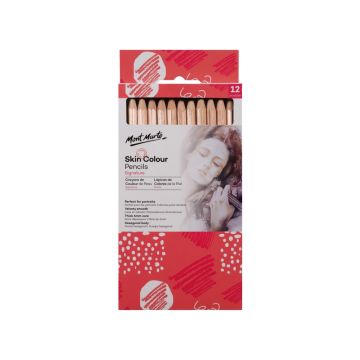 Mont Marte Signature Skin Colour Pencils 12pc