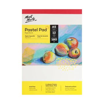 Mont Marte Pastel Pad acid free 4 colours 180gsm A5