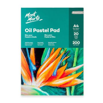 Oil Pastel Pad 200gsm A4 20 Sheets - Mont Marte