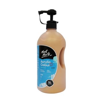 Mont Marte Studio Acrylic 1 Litre - Gold