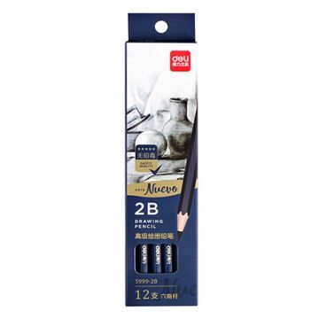 Sketching Pencil 6pc Deli S999 - 2B