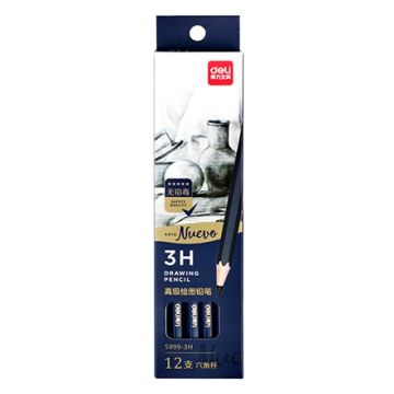 Sketching Pencil 6pc Deli S999 - 3H