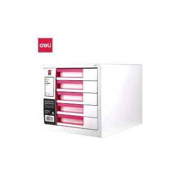 File Cabinet 5 Drawer Deli Z01043 - Red