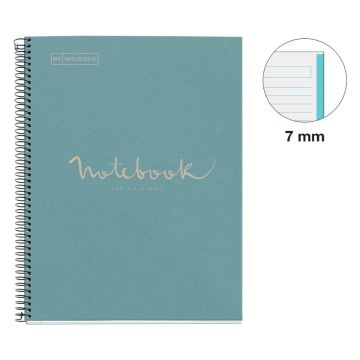 Miquelrius  –  Recycled - A4 1 Subject Noteboook - Blue