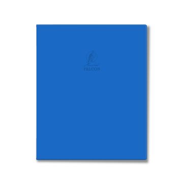 Single Line Book blue 10x8" 60/S Dark Pvc Falcon