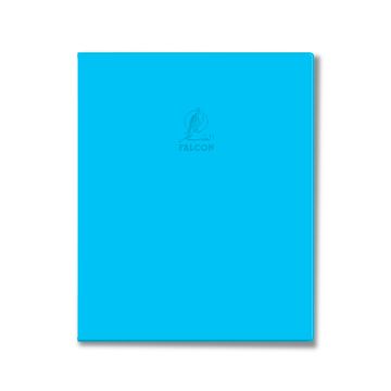 Single Line Book Light Blue 10x8" 60/S Dark Pvc Falcon