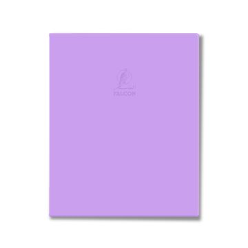 Single Line Book Purple 10x8" 100/S Dark PVC Falcon