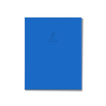 Single Line Book Blue 9x7" 100/S Dark PVC Falcon