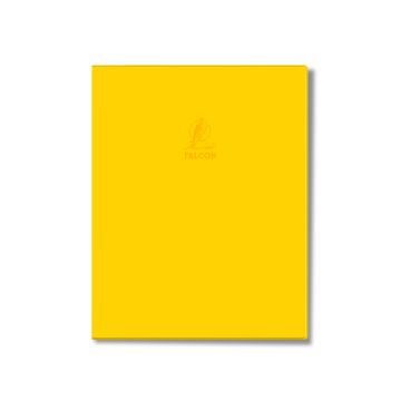 Single Line Book Yellow 9x7" 60/S Dark Pvc Falcon