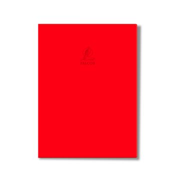 Single Line Book A4 Red 60/S Dark PVC Falcon