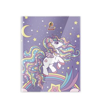 Single Line 80 Sheets NoteBook PVC - 22 X 16 CM - 02