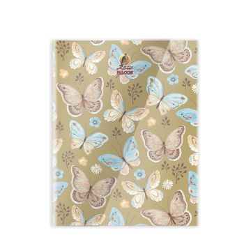 Single Line 80 Sheets NoteBook PVC - 22 X 16 CM - 05