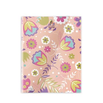 Single Line 100 Sheets NoteBook PVC - 22 X 16 CM - 04