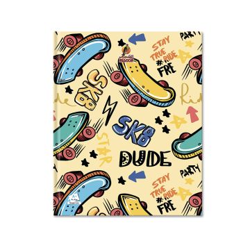 Single Line Notebook - 9 x 7 HC - Falcon 80  Sheets -04