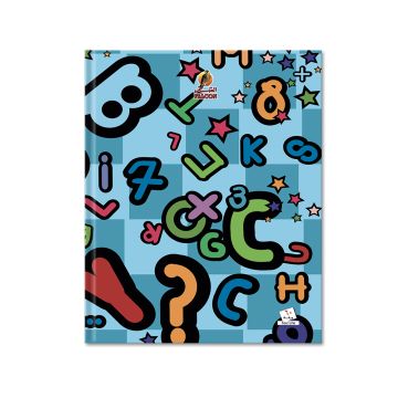Four line  Notebook - 9 x 7 HC- Falcon 60 Sheets -05