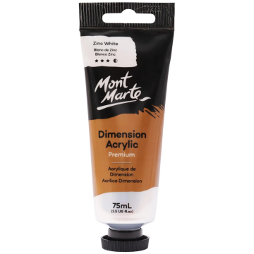 Mont Marte Dimension Acrylic 75 ml - Zinc White