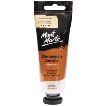 Mont Marte Dimension Acrylic 75 ml - Naples Yellow