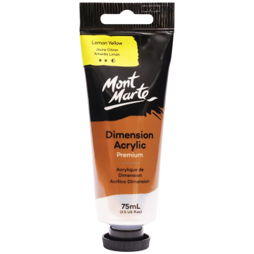 Mont Marte Dimension Acrylic 75 ml - Lemon Yellow