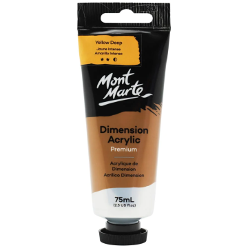 Mont Marte Dimension Acrylic 75 ml - Yellow Deep