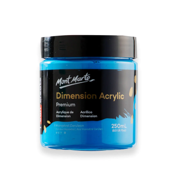 Mont Marte Dimension Acrylic 250 ml - Monastral Cerulean
