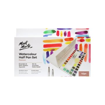 Mont Marte Watercolour Half Pan Set 41pc