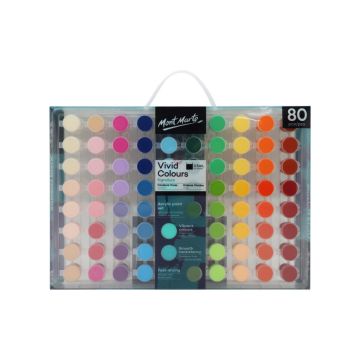 Mont Marte Vivid Colours Acrylic Paint Set 80pc
