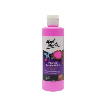 Mont Marte Pouring Acrylic 240ml - Hot Pink
