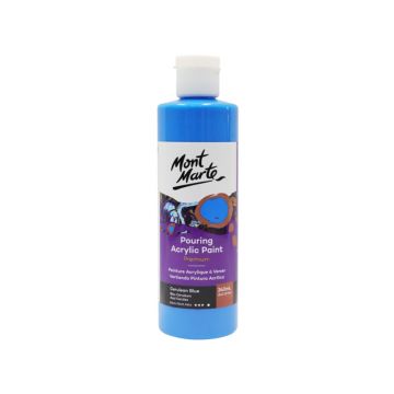 Mont Marte Pouring Acrylic 240ml - Cerulean Blue