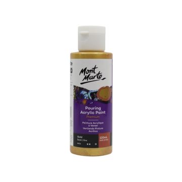 Mont Marte Pouring Acrylic Paint 120ml - Gold