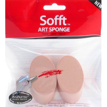 PanPastel - Sofft Art Sponge: Angle Slice ROUND (2 pc)